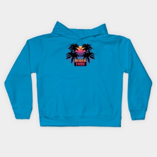 BEACH TIME Kids Hoodie